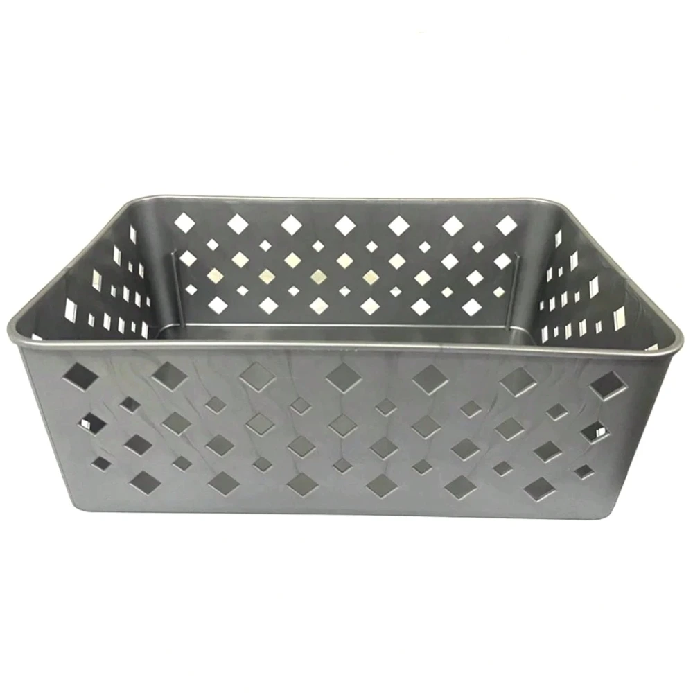 Kit 5 Cestos Organizadores Estreitos Madeira Para Casa Slim Fit para Gaveteiros e Bancadas